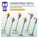 V12 Filter Replacements for Dyson V12 Detect Slim, Detect Slim Animal, Slim+ Cordless Vacuum and V12 Slim Absolute Vacuums, SV34, SV35 V12 Vacuum Cleaner Filter Replacement, Part No. 971517-01, 3 Pack