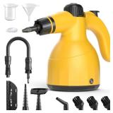 Handheld Steam Cleaner: Multi-Surface Steamer with 10 PCS Accessories Pressurized Natural Steam Cleaner for Home Cleaning Dirt, Grease, Grout, Tile, Floor, Couch and Car