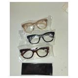 FSRTEP Oprah Style Readers for Women - Stylis Style Reading Glasses Blue Light Blocking and Spring Hinge Oval Ladies HCX +1.0