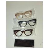 FSRTEP Oprah Style Readers for Women - Stylis Style Reading Glasses Blue Light Blocking and Spring Hinge Oval Ladies HCX +1.0