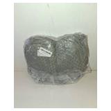 Vinban Stuffed Donut Pillow Seat Cushion | for Tailbone and Coccyx Pain, Hemorrhoids, Bed Sores, Pregnancy, Prostate, Surgery Recovery, Sitting Pressure Relief, for Home, Office and Car (Grey)