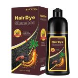 Dark Coffee Hair Dye Shampoo 3 in 1 for Gray Hair, Long-lasting & Natual Hair Color Shampoo, Herbal Ingredients Natural Shampoo Hair Dye Effect in Minutes, Gifts for Men Women 500ml