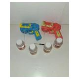 EagleStone Bubble Gun Toys for 3+ Year Old Kids Boys Girls, 2 Pack Automatic Bubble Machine with Bubble Solution, Summer Outdoor Kids Toys for Ages 3-4,4-6,5-7, Birthday Gifts for 3 4 5 6 7 8 Year Old