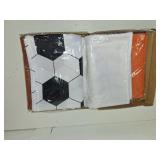 Oudain 4 Pcs Sports Theme Table Runner 72 x 13 Inch Baseball Football Soccer Basketball Birthday Party Runner Decorations for Kitchen Dining Home Soccer Birthday Party Decoration