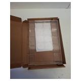 Acrylic Straw Dispenser Organizer, Straws Storage Container, Reusable Metal Straw Holder for Countertop & Cabinet Storage - Ideal for Tumbler Cups, Keep Straws Neat & Accessible