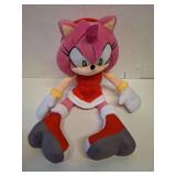 Franco Super Soft Plush Anime Cuddle Pillow Buddy, 1 Count (Pack of 1), Sonic The Hedgehog Amy Rose
