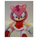 Franco Super Soft Plush Anime Cuddle Pillow Buddy, 1 Count (Pack of 1), Sonic The Hedgehog Amy Rose