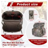 Locmeo Binoculars Harness Chest Pack with Rangefinder Pouch and Hand Warmer Pockets, Adjustable Shoulder Strap, Ideal for Hunting, Hiking