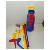 Liberry Toddler Golf Set, Upgraded Kids Golf Cart with Unique Shoulder Strap Design, Indoor Outdoor Sports Toys Gifts for Boys Girls 1 2 3 4 Years Old