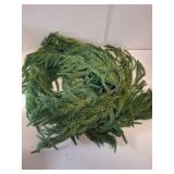 JOJOLEE 9FT Artificial Norfolk Pine Garlands, Pre-Lit Christmas Garland with Timer Lights 8 Modes, Battery Powered Evergreen Garland, Natural Hanging Greenery for Fireplace Mantle Stair Decor