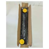 CorkLatta Black Shower Curtain Rod 31 to 80 Inch,1 Inch Diameter Adjustable Spring Tension Stainless Steel Telescoping Rod,Easy Install,No Rust