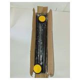 CorkLatta Black Shower Curtain Rod 31 to 80 Inch,1 Inch Diameter Adjustable Spring Tension Stainless Steel Telescoping Rod,Easy Install,No Rust