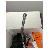 33 Feet Drain Snake Auger, Plumbing Snake Drain Hair Clog Removal Tool, Sink Unclogger, Heavy Duty Toilet Snake Auger, Cleaner Tool for Bathroom Kitchen Tub Shower Drain Clog Remover with Gloves