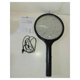 YISSVIC Electric Fly Swatter 4000V Bug Zapper Racket Dual Modes Mosquito Killer with Purple Mosquito Light Rechargeable for Indoor Home Office Backyard Patio Camping (Black-1 Pack)