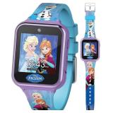 Disney Frozen II Kids Smart Watch - Touchscreen Watch with Camera, Games, Pedometer, Voice Recorder, Stopwatch & Alarm - Anna & Elsa Design - Fits Wrists from 5.5" to 8"