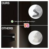 40FT Extra Long Kerf Weather Stripping Door Seal for Large Gaps and Easy Installation (White)