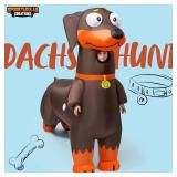 Spooktacular Creations Kids Halloween Inflatable Costumes, Dachshund Full Body Blow Up Costumes for Halloween Animal Cosplay Themed Party