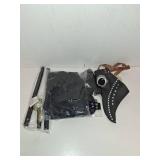 ArtCreativity Plague Doctor Halloween Costume for Kids - Halloween Plague Doctor Costume Set with Mask, Hood and Gloves - Steampunk Mask - Steampunk Costumes for Kids and Teens