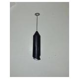 Bonsenkitchen Powerful Milk Frother for Coffee, Fast Handheld Drink Mixer with Stainless Steel Whisk, Battery Operated Hand Frother Stirrer Wand-Black