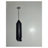 Bonsenkitchen Powerful Milk Frother for Coffee, Fast Handheld Drink Mixer with Stainless Steel Whisk, Battery Operated Hand Frother Stirrer Wand-Black