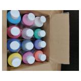 milo Washable Paint | 12 Colors 8 oz Bottles | Made in the USA | Safe and Non-Toxic Tempera Paint for Arts & Crafts, Poster, Window, Classroom, School