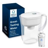 Brita Metro Water Filter Pitcher with SmartLight Change Indicator, BPA-Free, Replaces 1,800 Plastic Water Bottles a Year, Lasts Two Months, Includes 1 Filter, Small - 6-Cup Capacity, White