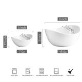 YHOSSEUN Chip and Dip Serving Set, Tiered Serving Bowl Set 2 Tier Serving Stand Ceramic Appetizer Serving Food Display Stand for Parties, Serving Dishes for Entertaining Food Service