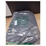 ULTCOVER 600D Tough Canvas Heavy Duty Square Patio Table and Chair Cover - Waterproof Outdoor General Purpose Furniture Covers 62 inch, Black