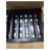 Z&L HOUSE 2-Tier Shoe Rack for Closet, Stackable Bamboo Shoe Rack for entryway, Hallway, Bathroom, Multifunctional Utility Free Standing Shoe Shelf Black