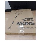 Snow Shovel for Car & Driveway, 2026 New Upgrade Snow Shovels, 42.5\" Lightweight Aluminum Alloy Shovel, Detachable Emergency Snow Shovel for Cars, Home, Garden, Mud and Snowman, Snow Removal (Black)