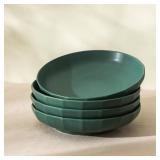 Stone Lain Rio 4-Piece Pasta Bowl Set Stoneware, Green