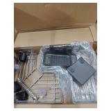 Corner Shower Caddy Tension Pole: 4tier adjustable Rustproof Bathroom Organizer Shelves - Bathtub shampoo rack 43.5-120 inch