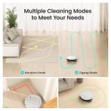 Lefant Robot Vacuum Cleaner, Strong Suction, 120 Mins Runtime, Slim, Low Noise, Automatic Self-Charging, Wi-Fi/App/Alexa Control, Ideal for Pet Hair Hard Floor and Daily Cleaning, M210