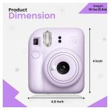 FUJIFILM Instax Mini 12 Holiday Bundle 2025 - Lilac Purple