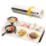 Warming Mat for Food,Food Warming Mat,Electric Warming Tray for Buffets Party and Home Daily Use,Heating Fastly in 10s,Portable Design,Timed Function for Your Family.