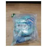 Upscale Trail Deluxe 5-Piece Spiral Plush Toy Set - Cute Hanging Baby Rattle Animals including Shark Ideal Stroller, Crib Mobile, & Car Seat Toys for Babies 0-6 months up to 1 Year Coral Blue