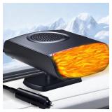 Portable Car Heater For Vehicle 12V: Heater For Car That Plugs Into Cigarette Lighter Window Defroster Dashboard Heater Portable Car Heater Automotive Heaters Compact Quiet Extended Power Cord