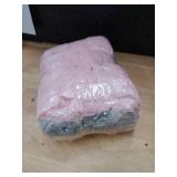 2 Pack Pack and Play Mattress Protector Sheets Fitted Waterproof Playard Mattress Pad Cover, Compatible with Graco Pack n Play & Dream On Me & Pamo Babe, Playpen/Playard Sheet, Gray&Pink, 39\" x 27\"