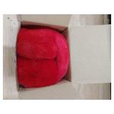 Buauty Ear Muffs Winter Women Men Kids Girls Earmuffs for Women Winter Accessories Ear Covers Cold Weather Running Ear Warmers Headband White Black Cute Fluffy Fuzzy Adjustable Faux Fur Ladies - Red