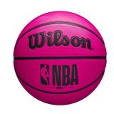 Wilson NBA DRV Outdoor Basketball with Pump - Pink, Size 7-29.5\"