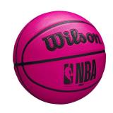 Wilson NBA DRV Outdoor Basketball with Pump - Pink, Size 7-29.5\"