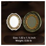 Frame Wax Seal Stamp, 3D Embossed Relief Carving Head and Wood Handle for Wax Seal Stamp Kit, Decor for Envelope Letter Wedding Invitation (F5)