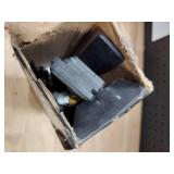 6 Pack Floating Shelf Bracket 10 Inch, Heavy Duty Hidden L Brackets, DIY Rustic Industrial Shelf Brackets with Modern Iron Finish(Black)