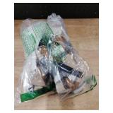 Guodeunh Toddler Girls Plaid Outfits Puff Sleeve Knit Ribbed Tops Button Down Vest Plaid Skirt Set Girls Fall Winter Clothes (Brown,8 Years)