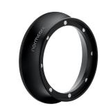 Normcore 51mm Magnetic Dosing Funnel, Espresso Dosing Ring, 18mm Anodized Aluminum with 8 Neodymium Magnets Compatible with 51mm Delonghi Decica Portafilter, Black