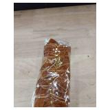 CCILAND 24 Pcs Dark Brown Small Velvet Bows for Christmas Tree, 3.54 Inch Mini Christmas Bows for Gift Wrapping, Twist Tie Velvet Bows Xmas Ornaments for Wreath, Crafts, Party, Wedding