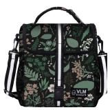 VLM Lunch Box for Women, Insulated Lunch Bag Women with Adjustable Shoulder Strap, Cute Lunch Tote Bag for Work,Picnic,Camping