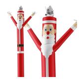 LookOurWay Air Dancers Inflatable Tube Man Attachment | 20 Feet Tall Wacky Waving Christmas Inflatables Dancing Tube Guy (Blower Not Included) | Outdoor Holiday Decoration | Christmas Theme - Santa