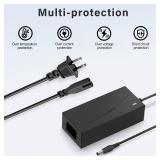 Universal 7-in-1 Replacement Charger for Razor/Jetson/Voyage, Gotrax & Ninebot - 42V 2A Fast Charger for 36V 10S Lithium Battery