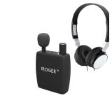 IROGER Hearing Amplifier Rechargeable Hearing Device with Standard Headphone Personal Sound Amplifier PSAP for Ears,Seniors,Directional Microphone